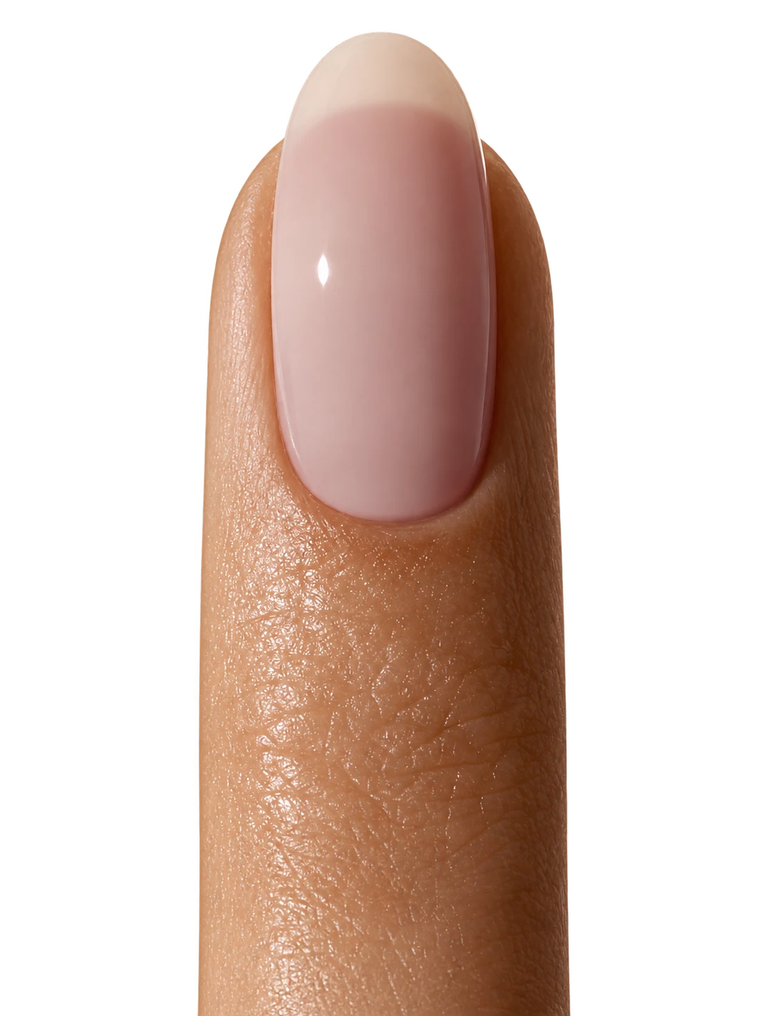 Ongle illustrant la prestation Gainage sur ongle naturel